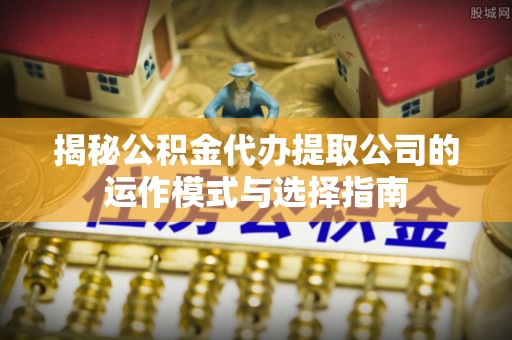 邵东揭秘公积金代办提取公司的运作模式与选择指南
