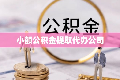 邵东小额公积金提取代办公司